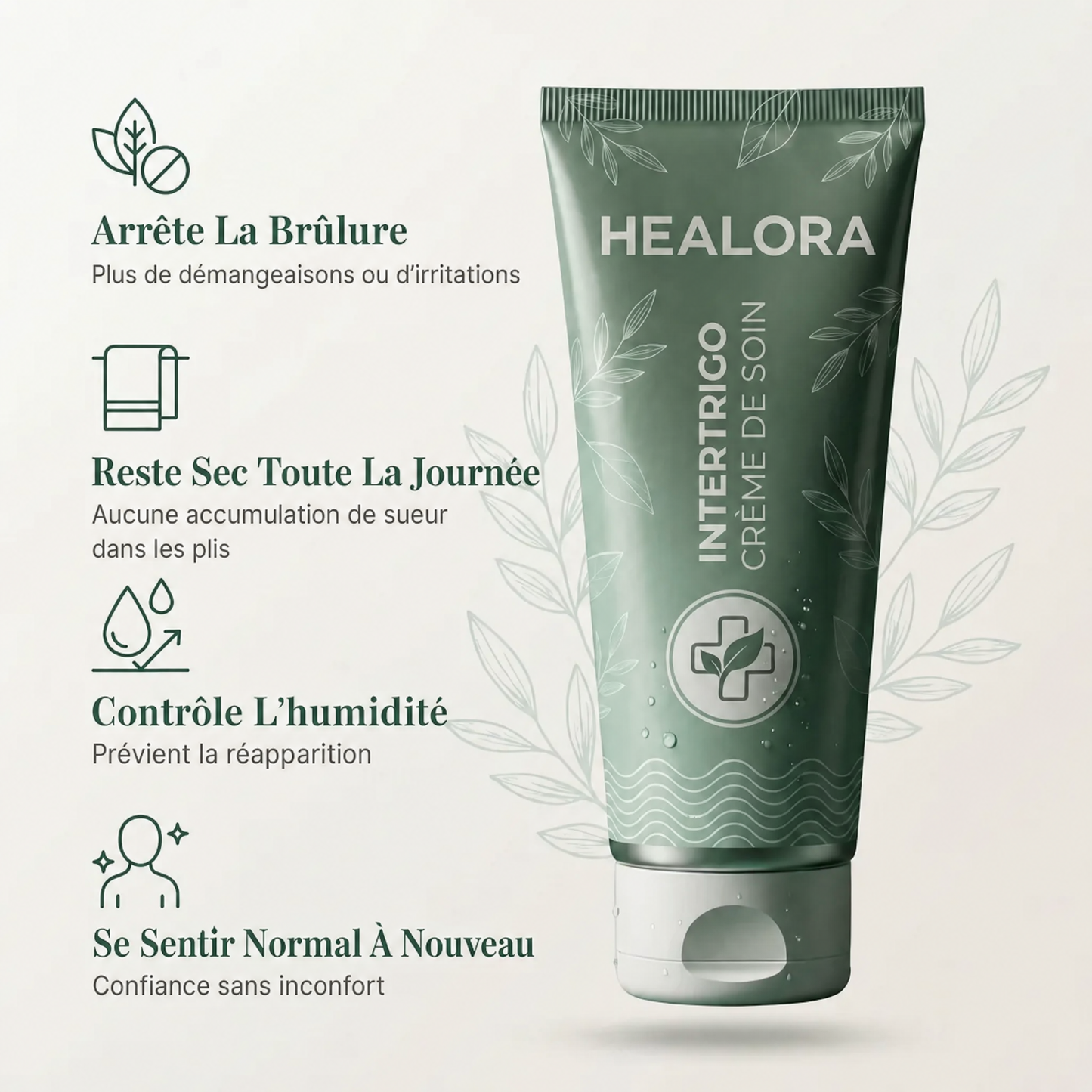 Crème Apaisante Plis Cutanés — Anti-Intertrigo